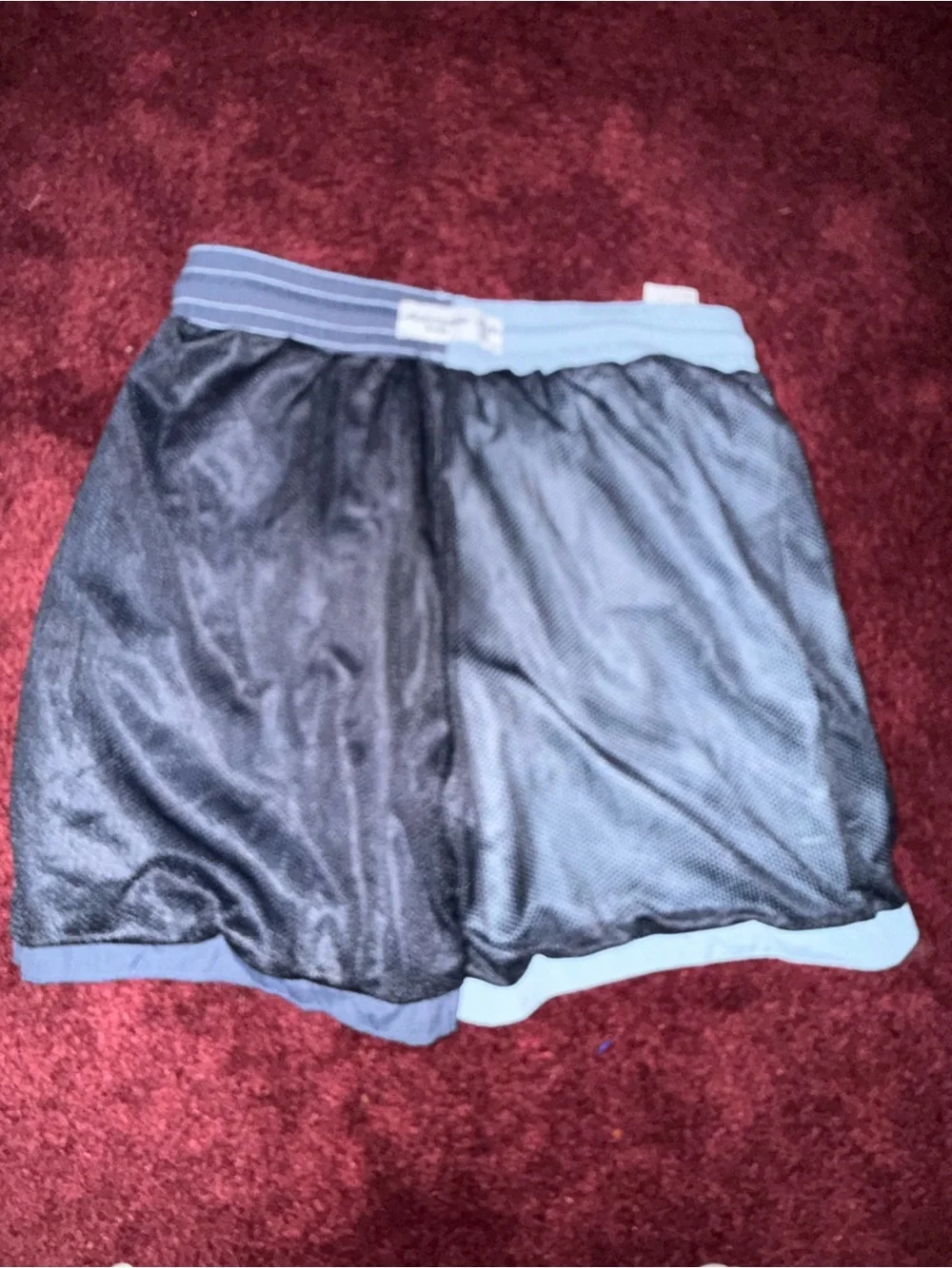 Abercrombie & Fitch kids  color block navy blue swim trunks 13/14 boys